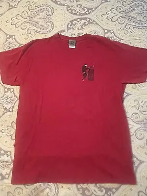 Monty Python The Ministry Of Silly Walks 2009  Liquid Blue.  Red T-shirt Size L • $24.70