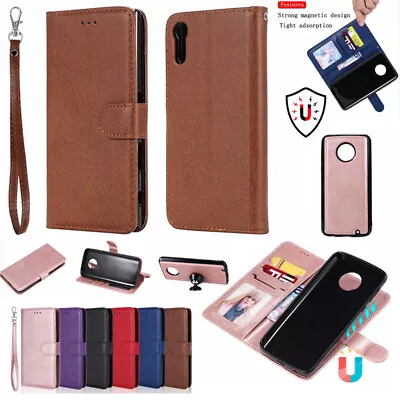 $13.90 • Buy 2 In 1 Removable Flip PU Leather Wallet Case Cover For Sony XZP C6 XA1 L1 XZ Z5