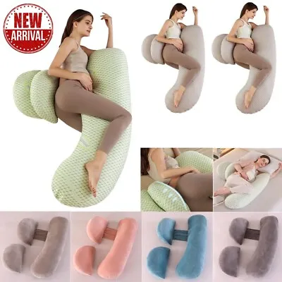 Pregnancy Support Pillow Adjustable & Detachable Support Back Legs Belly & Hip • $26.99