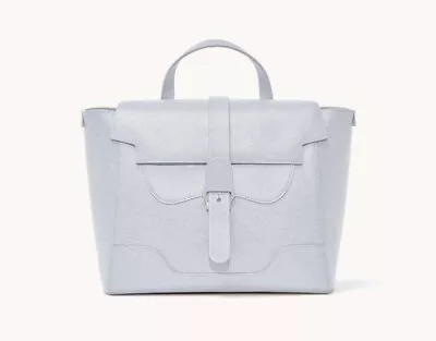 $675 • Buy NEW Senreve Maestra Bag | Pebbled Leather In Ice | Silver Hardware