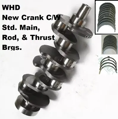 New Crankshaft C/W Std Main Rod & Thrust Bearings Fits GEHL 5240 • $844.34