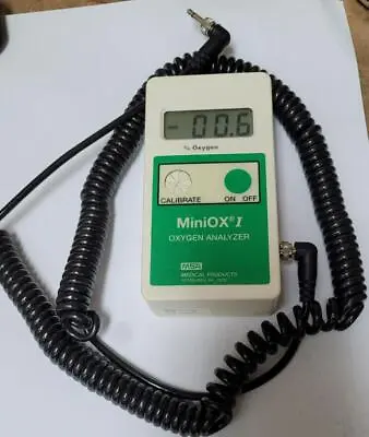 MSA MINIOX I OXYGEN ANALYZER 473030 WITH CABLE !  E  I • $48.76