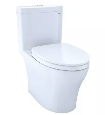 Toto Ms646124cumfg#01 Aquia Iv One Piece Toilet 1.0gpf & .8gpf 1577976 + 1454137 • $450