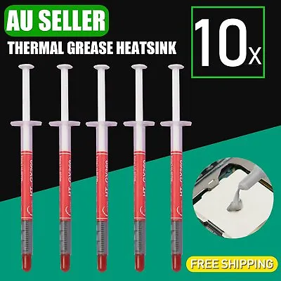 10x Thermal Grease Heatsink Compound Paste Heat Sink CPU GPU VGA Syringe Network • $6.95