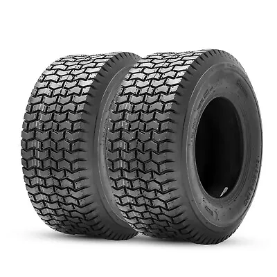 Set Of 2 Lawn Mower Tires 4Ply Garden Tractor Turf Tire Tyre Heavy Duty Tubeless • $60.99