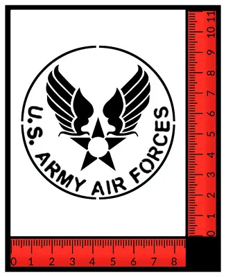 United States Army Air Forces Air Corps USAAF Custom Stencil FREE SHIPPING • $12.93