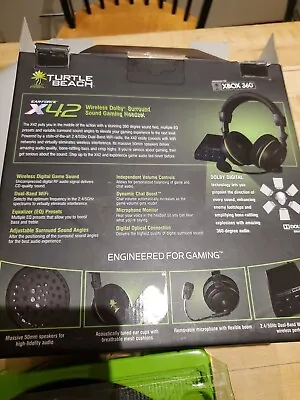 Turtle Beach - Ear Force X42 - Premium Wireless Gaming Headset Dolby MISSING MIC • $44.95