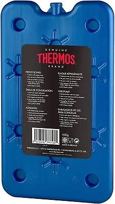 2 Thermos Freeze Board Ice Pack Large Ice Block Flat Travel Ice Box Pack 400g • £7.99