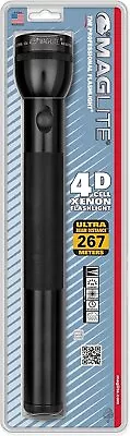 Maglite Heavy-Duty Incandescent 4-Cell D Flashlight S4D016 Black • $43.53