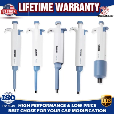 $25.99 • Buy 20ul-10ml Single Channel Adjustable Lab Micro Pipette Pipettors Pipette Dropper