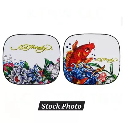 Ed Hardy Windshield Koi Fish Auto-Shade Standard 23x58 By Christian Audigier • $18.66