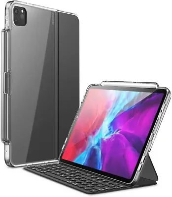 £19.99 • Buy For IPad Pro 12.9 2020 Clear Case Cover For Smart Keyboard Folio With Pen Holder