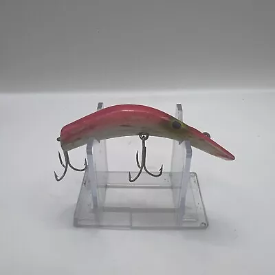 Vintage Kautzky Lazy Ike Fishing Lure Unique Color Plastic Pink • $9.99