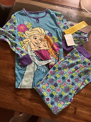 Disney Store Original New W Tag Girls Frozen Pajama Set Size 6 Elsa Anna • $15