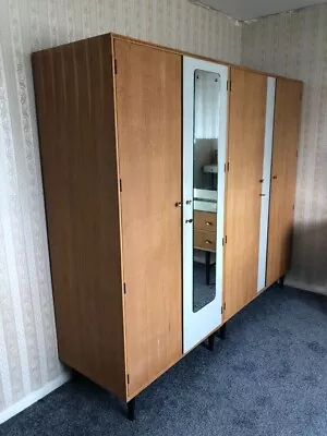 £350 • Buy Vintage 60s Meredew Wardrobe Danish. Mid Century .G Plan Nathan Dansette