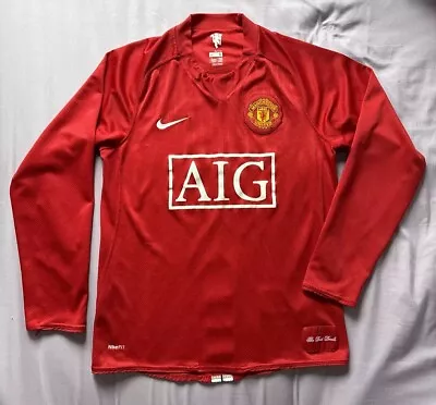 Rare Original Manchester United Home Football Shirt 2007/09 GIGGS #11 - Small • £100