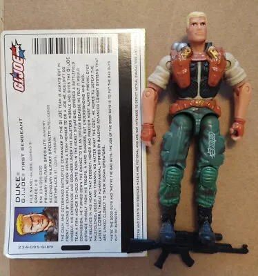 GI Joe Spy Troops Duke Mint Loose 100% Complete 2002 From The VHS 3 Pack • $4.45
