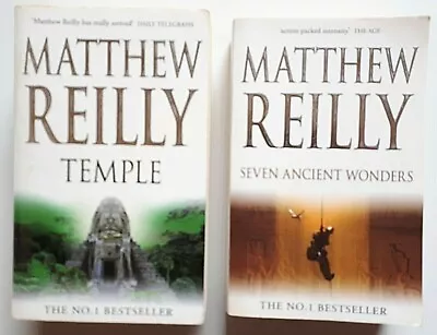 Temple (2008 Small Pb) + Seven Ancient Wonders (2008 Small Pb) - Matthew Reilly • $10.20