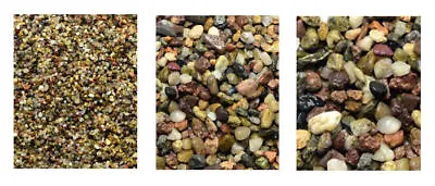 £4.45 • Buy ~ Aquarium Fish Tank Stones & Gravel 100% Natural Substrate Coloured 4 Colours ~