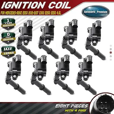 8pcs Ignition Coil For Mercedes-Benz CL550 CL63 AMG E550 S550 ML550 6.2L 4.7L • $151.99