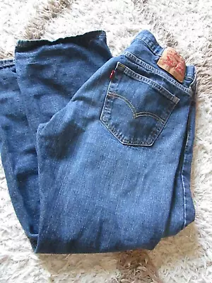 LEVIS 569 Jeans Mens 34x30 Blue LOOSE STRAIGHT Baggie Hip Hop Baggy • $29.99