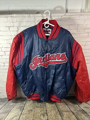 Authentic Majestic Diamond Collection Cleveland Indians Jacket Sz XL MLB • $44.99