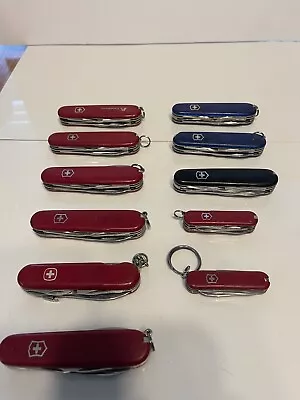 Lot Of 11 Three Layer Swiss Army Knives • $52