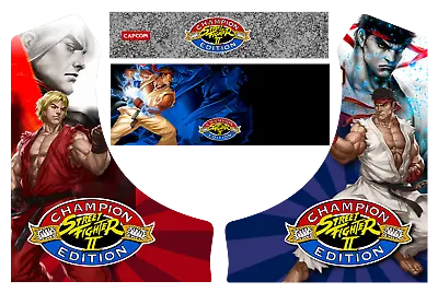 £44.99 • Buy Street Fighter II (SF2) Themed Bartop Arcade Graphics