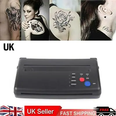 £166.89 • Buy Black Tattoo Transfer Copier Printer Machine Thermal Stencil Paper Maker UK