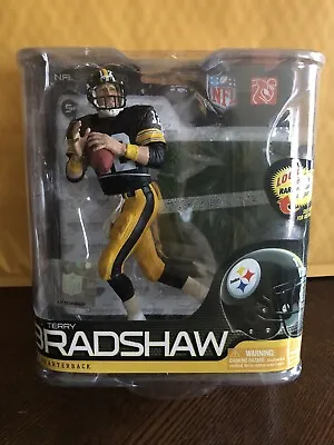 2011 McFarlane Toys Series 26 Terry Bradshaw Pittsburgh Steelers NFL Figure🖤💛 • $35.12