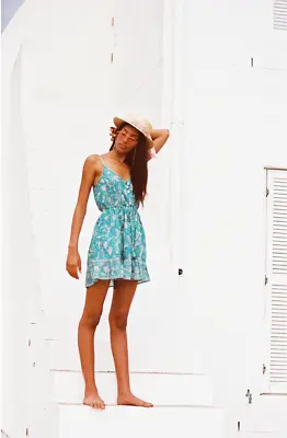 $80 • Buy Arnhem BNWT Aphrodite Mini Dress In Jade - Size 6 - Brand New With Tags