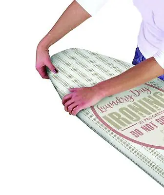Ironing Board Cover Elasticated Easy Fit Double Layer Heat Reflective Backing • £9.99