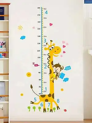 $5.59 • Buy Kids Cartoon Graphic Height Growth Measurement Chart Wall Sticker Children