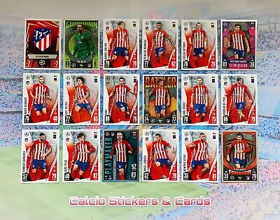 Topps Match Attax 2023/24 Full Atletico Madrid Team Set All 18 Cards Base & Foil • £3.75