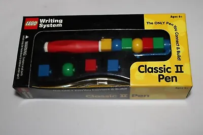 Lego Classic II 2 Pen NIB Vintage 2001 Red Writing System • $19.99