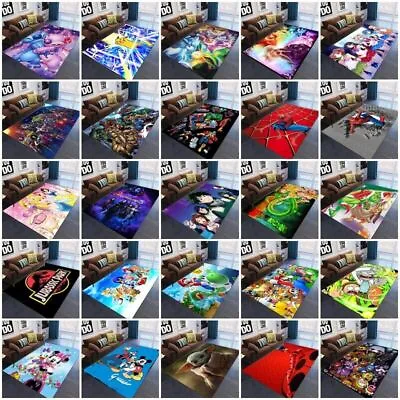 Kids Characters 3D Home Rug Living Room Bedroom Area Rug Carpet Floor Mats Gift • $20.89