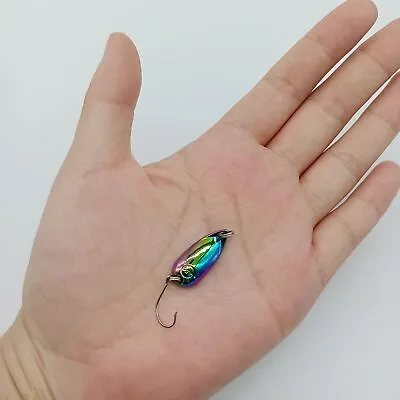 10 Pack Micro Metal Spoon Fishing Lure 2.5g/3.5g/5g Bass Fishing Tackle • $8.99