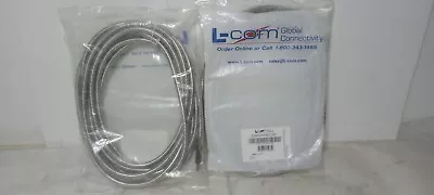 Two New L-Com CSMUAA-MT-5M Metal Armored USB Cables 5 Meter Length • $150