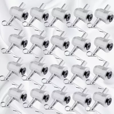 $74.98 • Buy 20Pcs Aluminum Half Conical Coupler With Clips Pins For Stage Truss Fit F34 F33