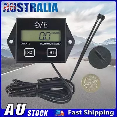 Engine RPM LCD Display Inductive Tachometer Gauge For Outboard Motor Lawn Mower  • $15.24