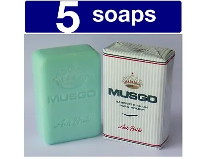 4 Or 5 MUSGO REAL Claus Porto LAFCO Ach Brito Men Soap 160g 5.6oz FAST SHIPPING • $24.29