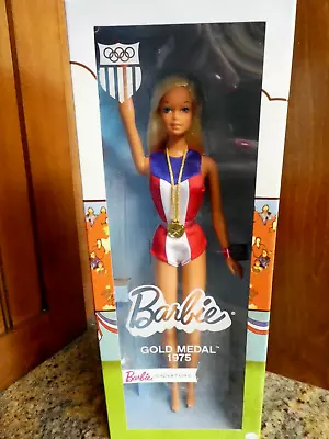 Barbie Signature Gold Medal Malibu Barbie Exact Reproduction Of 1975 Mint • $39.99