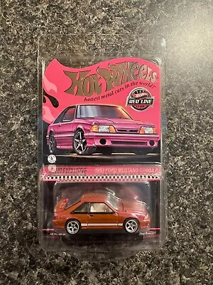 Hot Wheels Red Line Club 1993 Ford Mustang Cobra R Pink Club Exclusive Fast Ship • $47.50