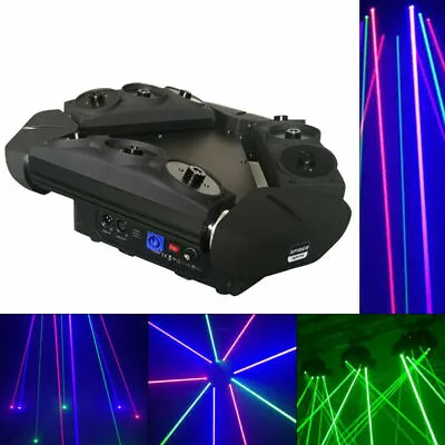 RGB 9 Eyes Moving Spider Beam Laser Light DMX Profession DJ Party Stage Lighting • $361.95