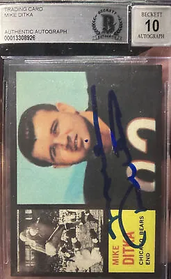 1962 Topps - #17 Mike Ditka (RC)🔥🔥Auto. 10 • $2924