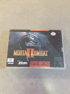 Super Nintendo Mortal Kombat II With Case • $27.99