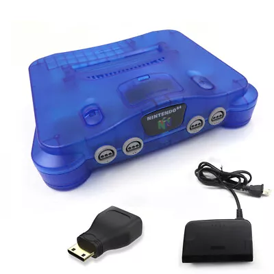 Hispeedido Clear Blue Retrofit N64Digital HDMI MOD Console N64 HDMI Game Console • $215