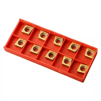 Carbide Inserts CCMT 09 T3 CCMT32.51 Metalworking CCMT09T304 VP15TF Tool Holder • £7.82