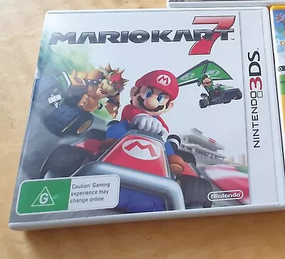 Mario Kart 7 Nintendo 3DS Complete Free Tracked Postage • $34.95