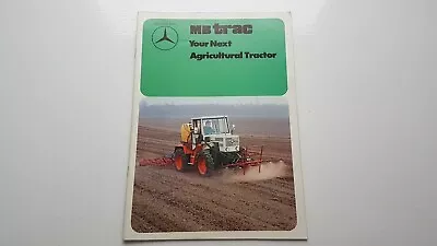 Mercedes Benz Mb Trac Tractor Sales Brochure 1977 • £19.95